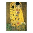 thumbnail image 1 of The Kiss by Gustav Klimt  Poster - Classic Fine Art Print  Room decoration posters, 1 of 1