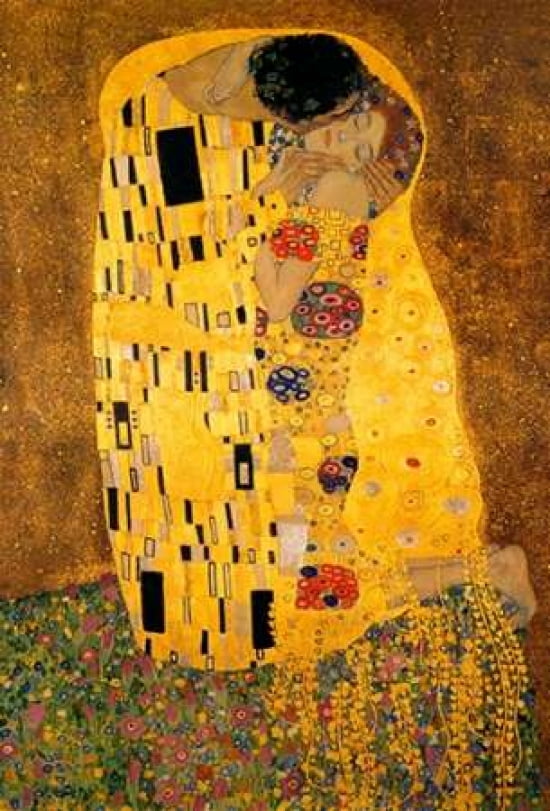 The Kiss - detail 1 Canvas Art - Gustav Klimt (20 x 28)