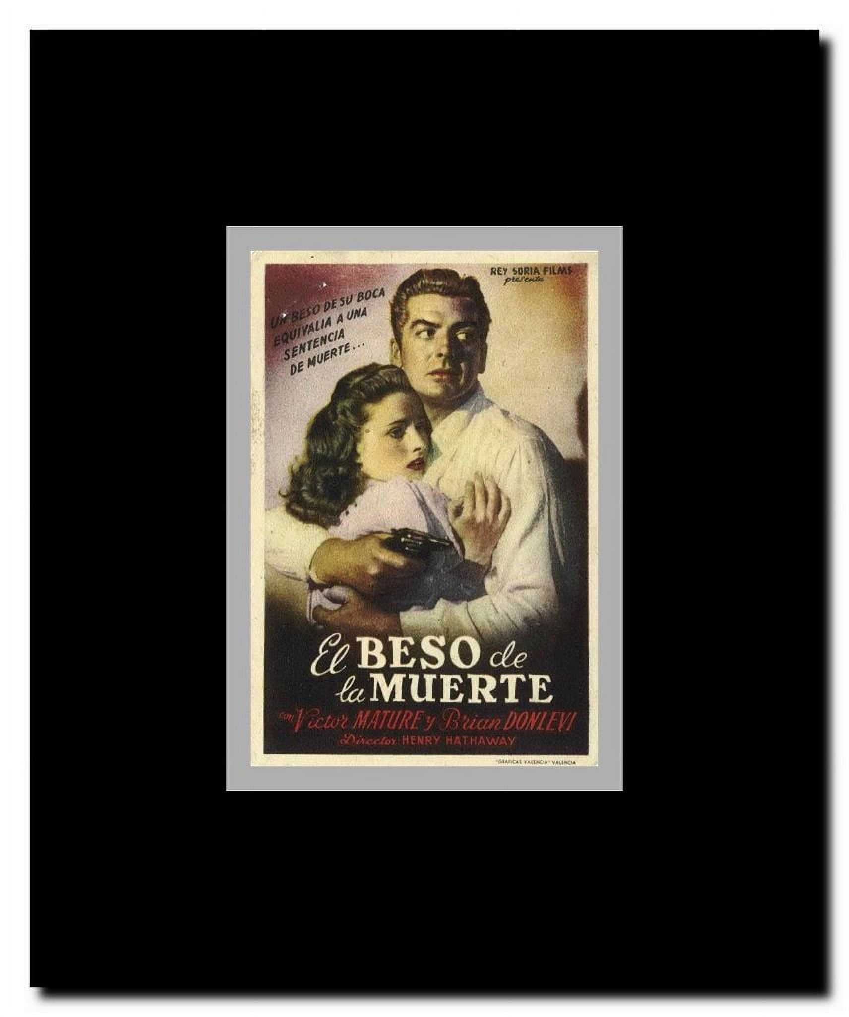 The Kiss of Death Framed Movie Poster