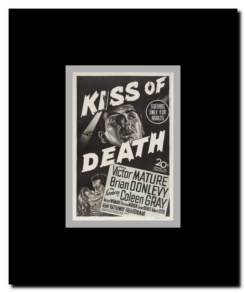 The Kiss of Death Framed Movie Poster