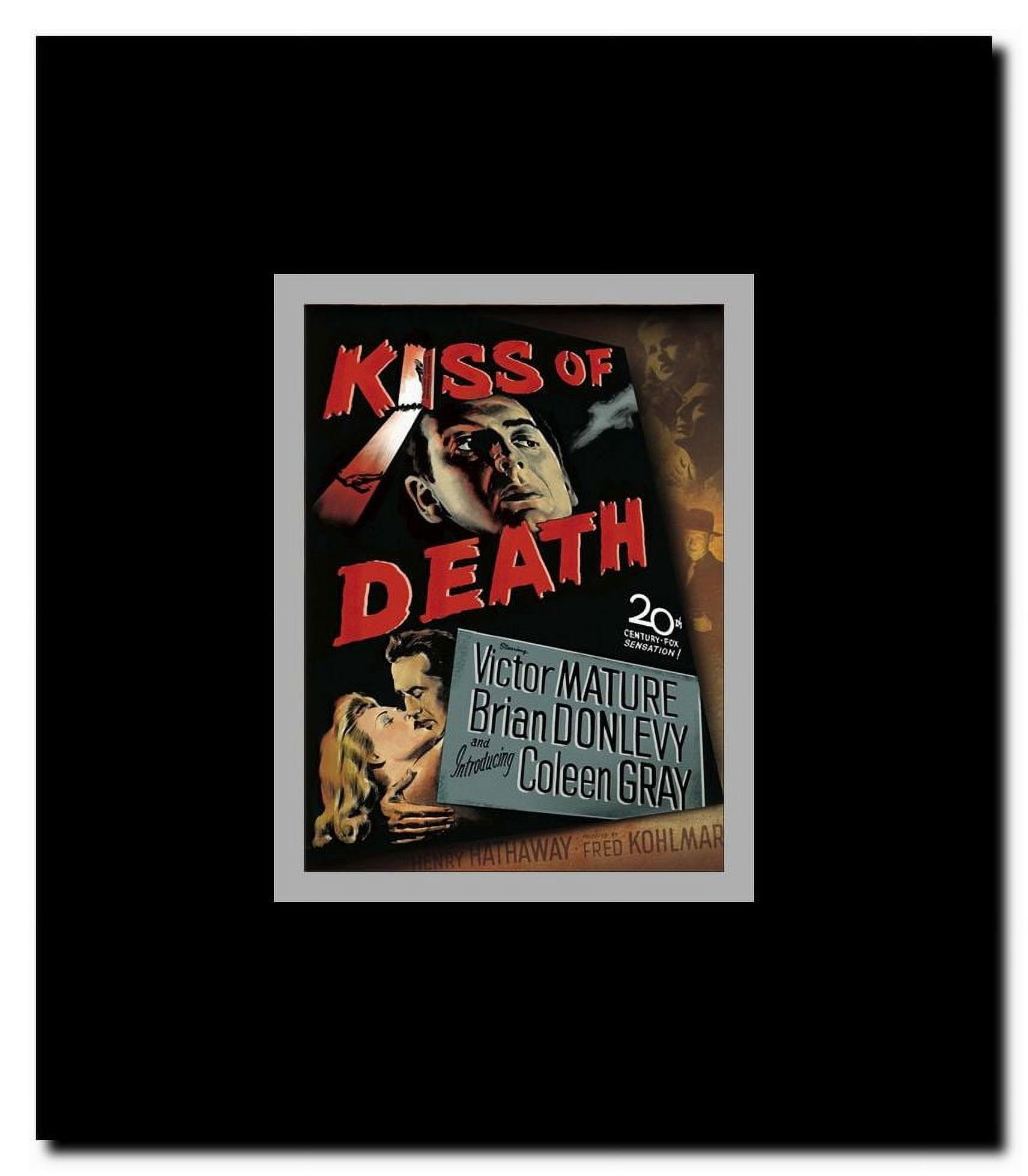 The Kiss of Death Framed Movie Poster