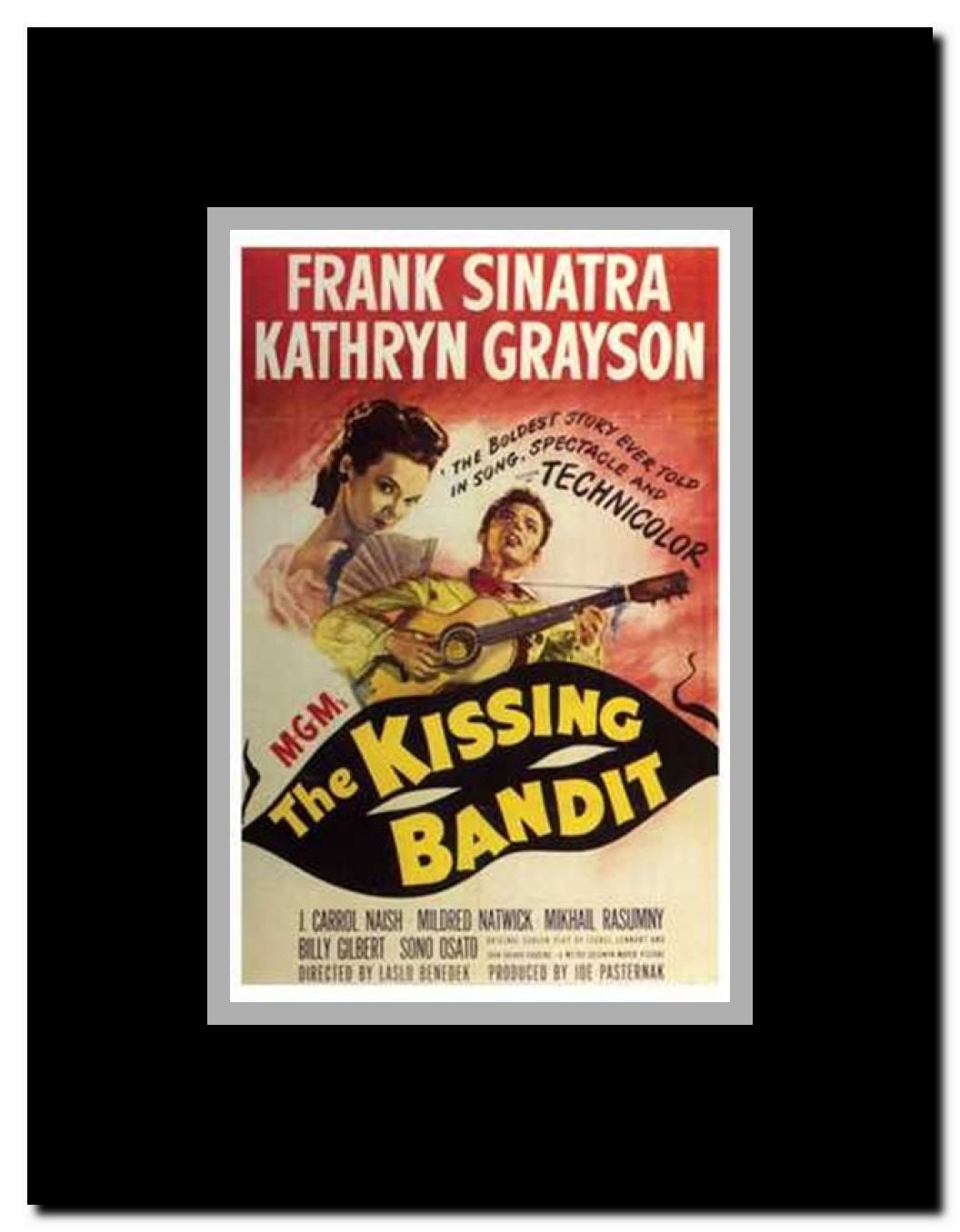 The Kissing Bandit Framed Movie Poster