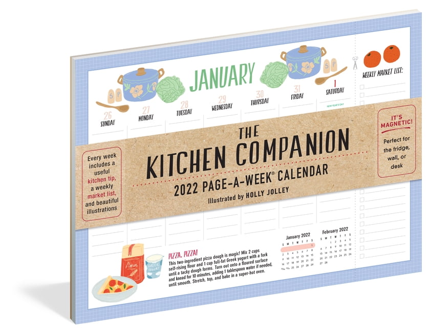 The Kitchen Companion PageAWeek Calendar 2022 Your personal