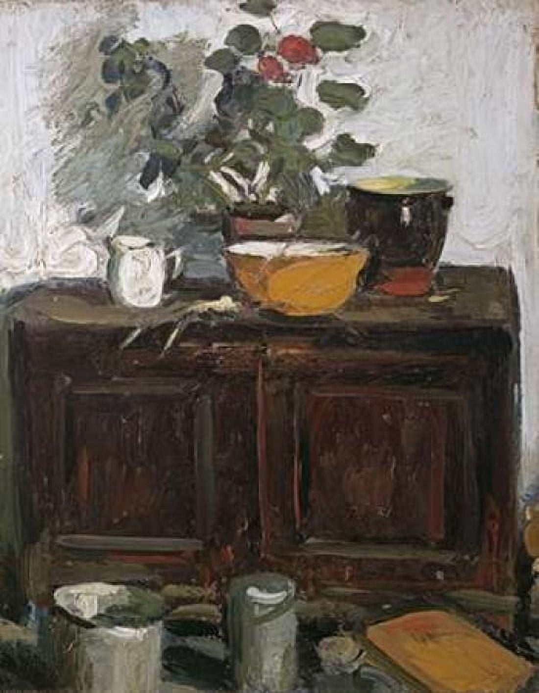 The Kitchen Dresser Larkhall Canvas Art - George Leslie Hunter (22 x 28)