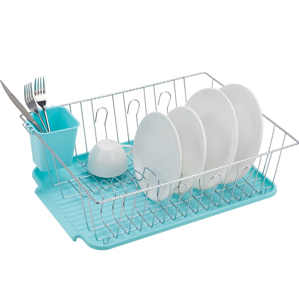 The Kitchen Sense Chrome Finish Twist Wire Large Dish Dryer Rack