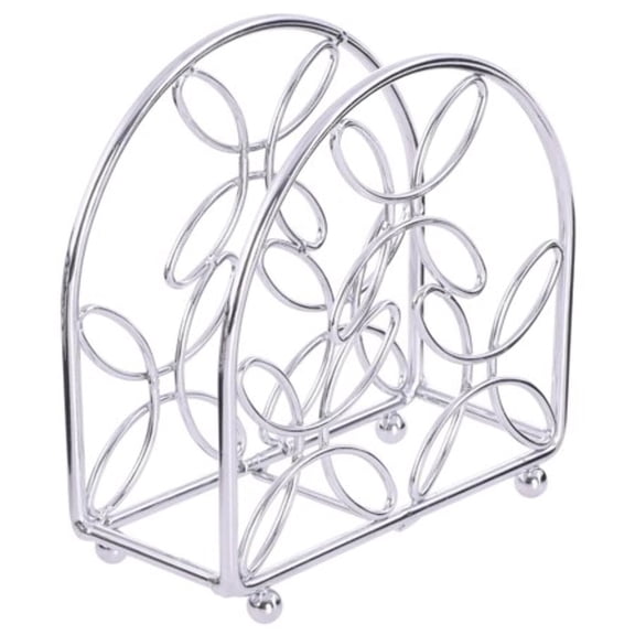 American Dream Home Goods Upright Napkin Holder for Kitchen Counter and Table, Stainless Steel