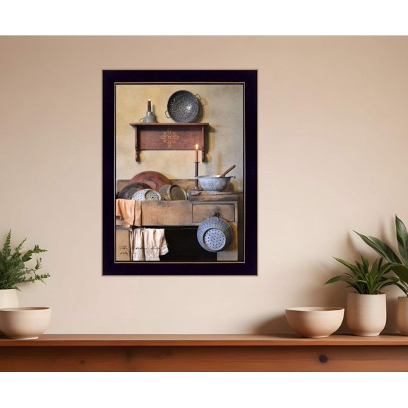 The Kitchen Sink Black Framed Print Kitchen Wall Art