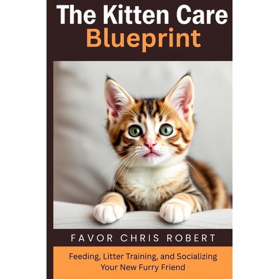 The Kitten Care Blueprint: Feeding, Litter Training, and Socializing Your New Furry Friend, (Paperback)