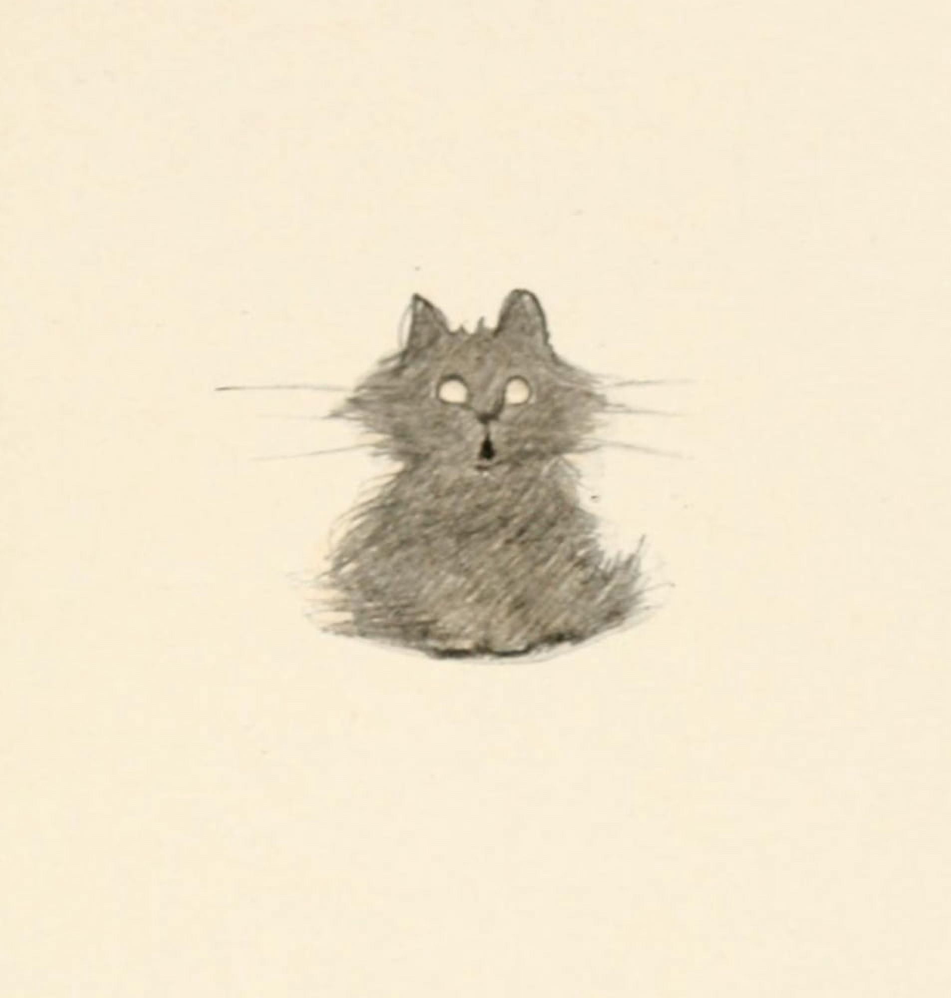 The Kittens Garden of Verses 1911 Shocked cat Canvas Art - Oliver Herford (18 x 24)