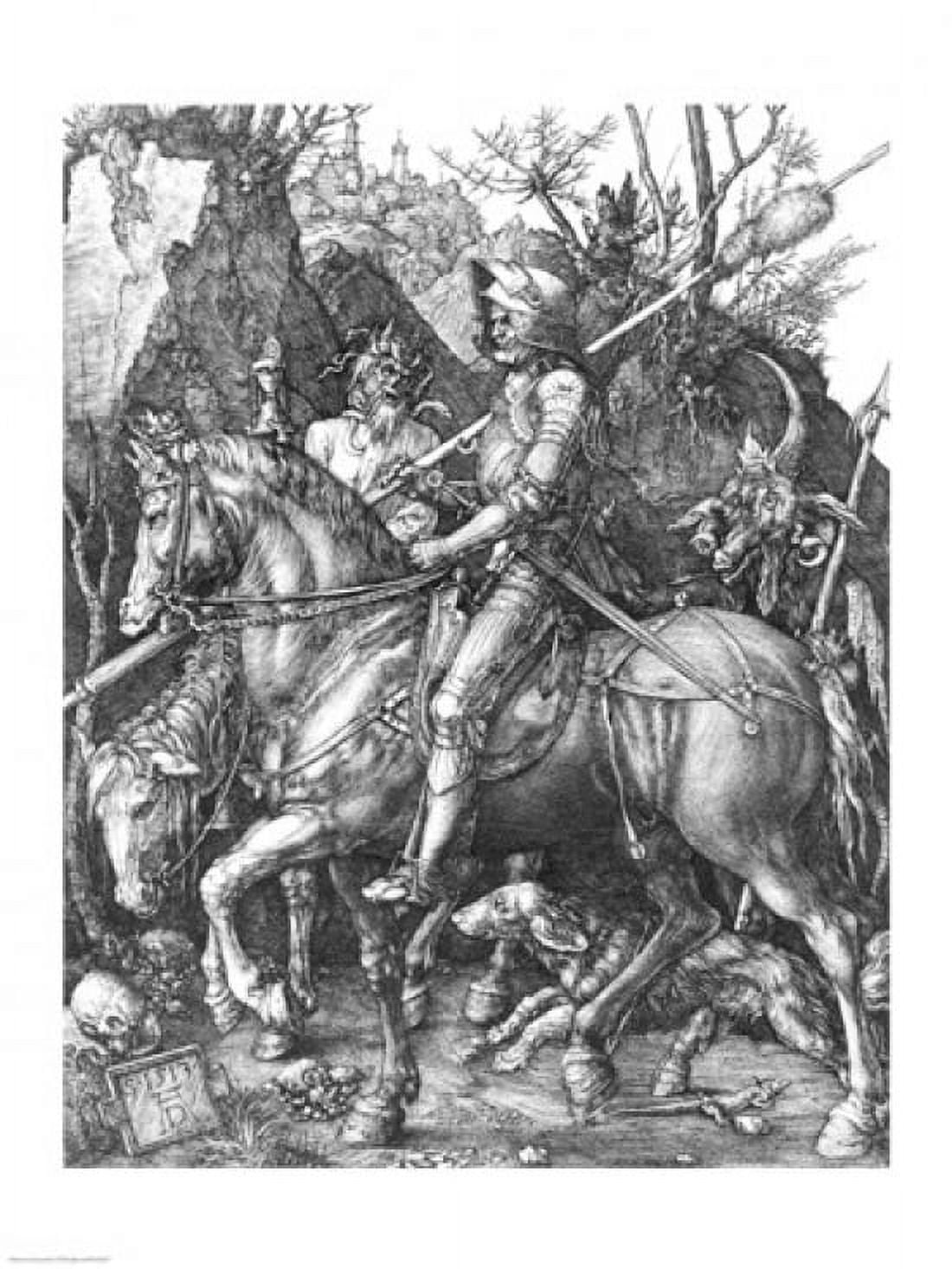 The Knight Death and the Devil 1513 Canvas Art - Albrecht Durer (18 x 24)