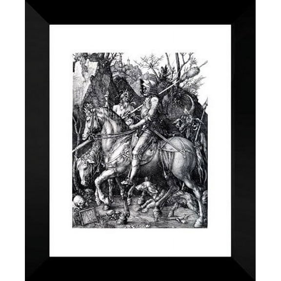 The Knight, Death and the Devil 20x24 Framed Art Print by Durer, Albrecht