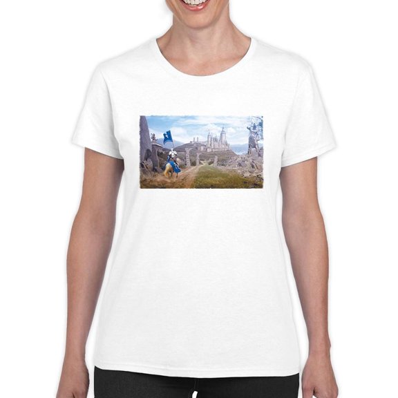 The Knights Journey T-Shirt Women -Anthony Chirstou Designs, Female XX-Large