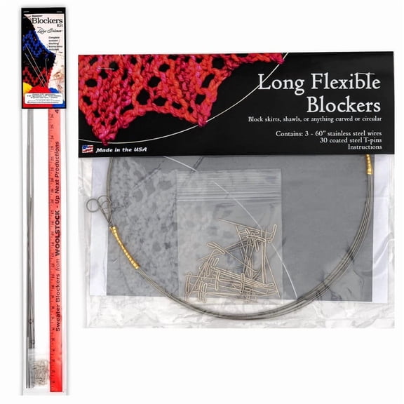 The Knitter's Blocker Wire Bundle by Leslye Solomon