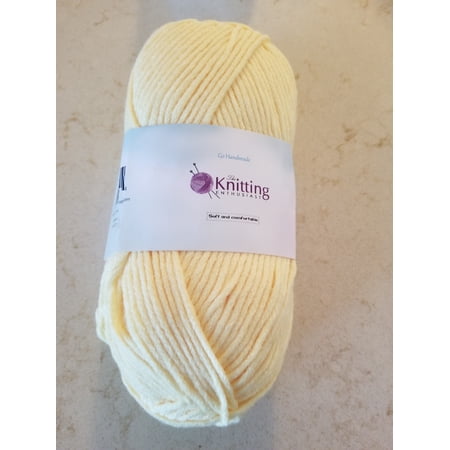 The Knitting Enthusiast Worsted Weight Yarn - Yellow