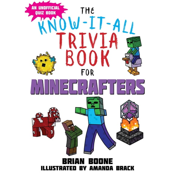 The Know-It-All Trivia Book for Minecrafters : Over 800 Amazing Facts and Insider Secrets (Paperback)