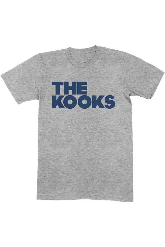 The Kooks T Shirt Band Logo new Official Mens Grey