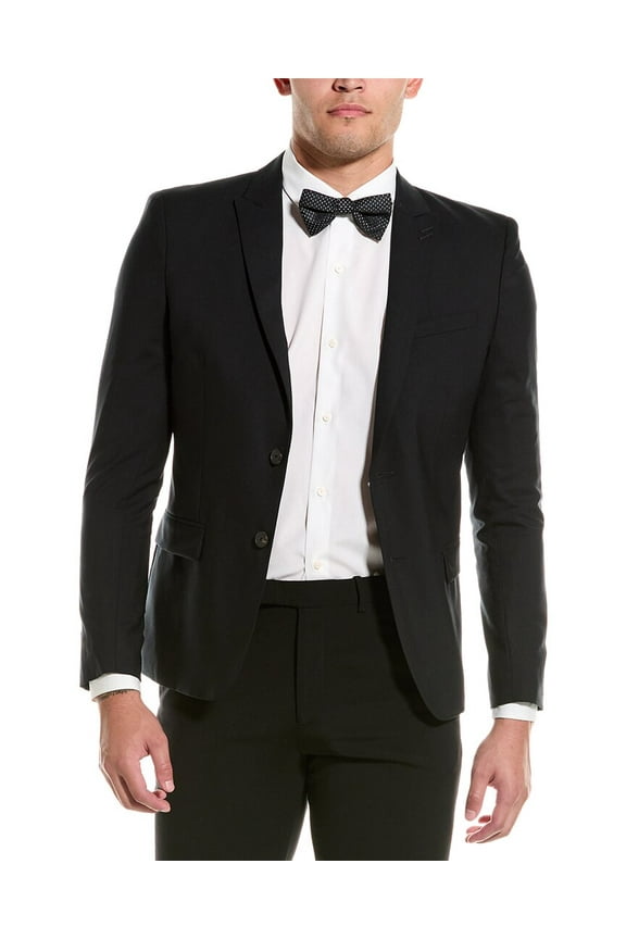 mens  Wool Blazer, 46, Blue