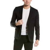 The Kooples mens  Wool-Blend Suit Jacket, 50, Black