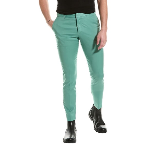The Kooples mens Wool Trouser, 46, Green