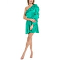 thumbnail image 1 of The Kooples womens  Satin Mini Dress, 1, Green, 1 of 3