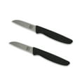thumbnail image 1 of The Kosher Cook, 3 Inch German Steel Paring Knives - Black (2 Pack), 1 of 4