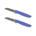 thumbnail image 1 of The Kosher Cook, 3 Inch German Steel Paring Knives - Blue (2 Pack), 1 of 4