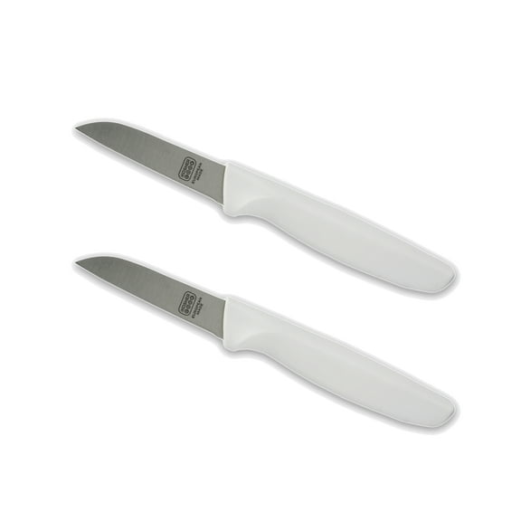 The Kosher Cook, 3 Inch German Steel Paring Knives - White (2 Pack)