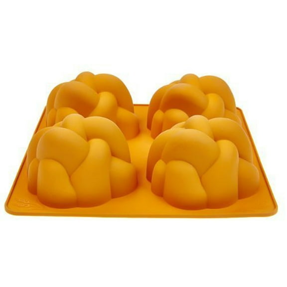 The Kosher Cook KCBW0164 Deluxe Royal Chalets/Rolls Silicone Baking Pan