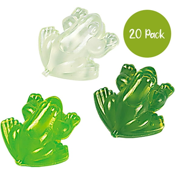The Kosher Cook, Passover Seder Reusable Frog Ice Cubes - BPA Free (20 Pack)