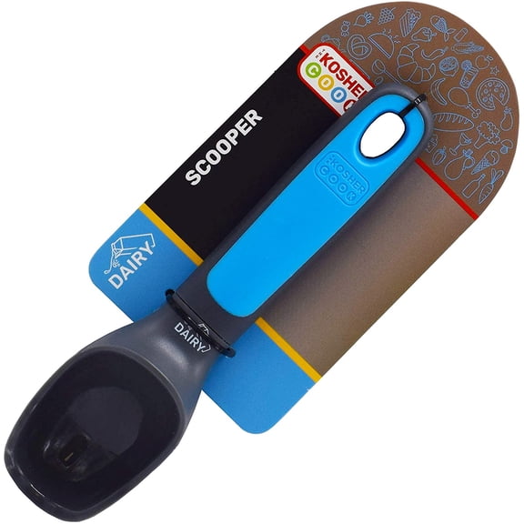 The Kosher Cook, Silione Scoop Ice Cream Scooper - Blue