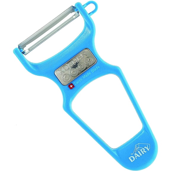 The Kosher Cook, Stainless Steel Potato Y Vegetable Peelers - Blue