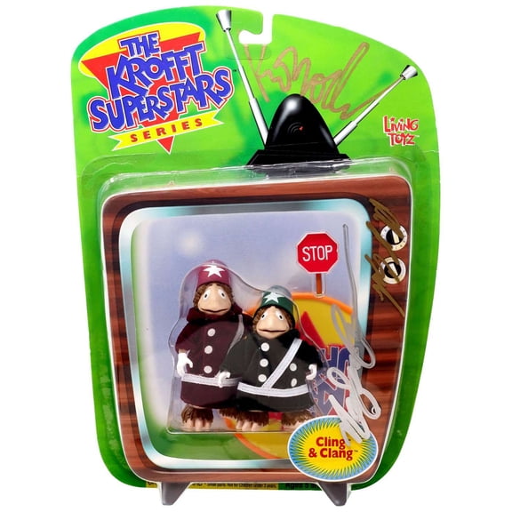The Krofft Superstars Cling & Clang Action Figure (Unknown Autographs, Version 2)