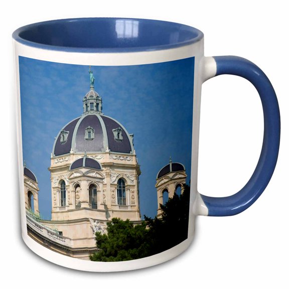 3drose, the Kunsthistorisches Museum, Vienna, Austria-eu03 Aka0095 - Ali Kabas, 11oz Two-tone Blue Mug