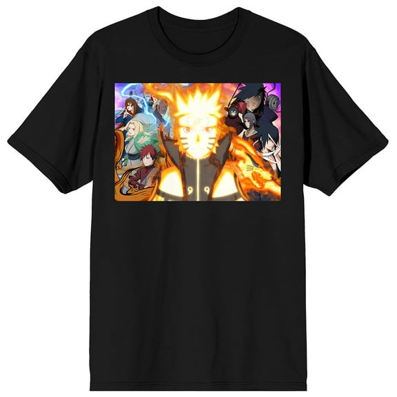 The Kurama Mode Ally vs Villain Black  Tee-XS