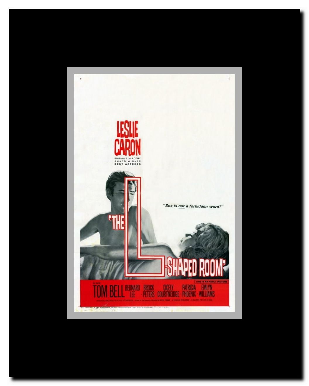 The L-Shaped Room Framed Movie Poster