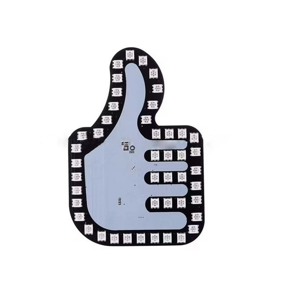 The LED Hand Sign USB Colorful Remote Control Emotion Light Gesture Light Indicator Light Thumb Signal