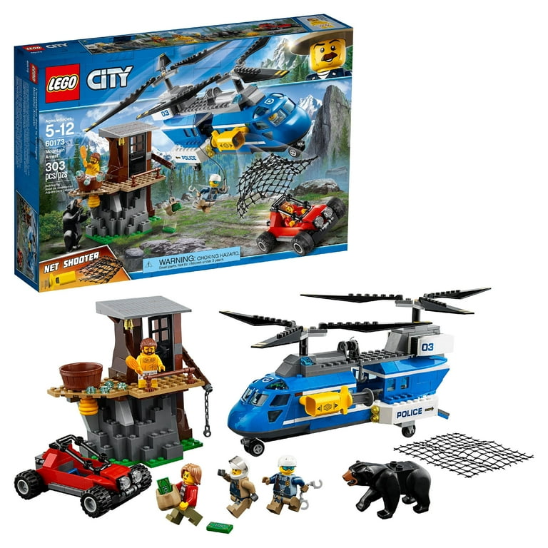 The LEGO Group City Mountain Arrest 60173 Building Set, 303 Pieces