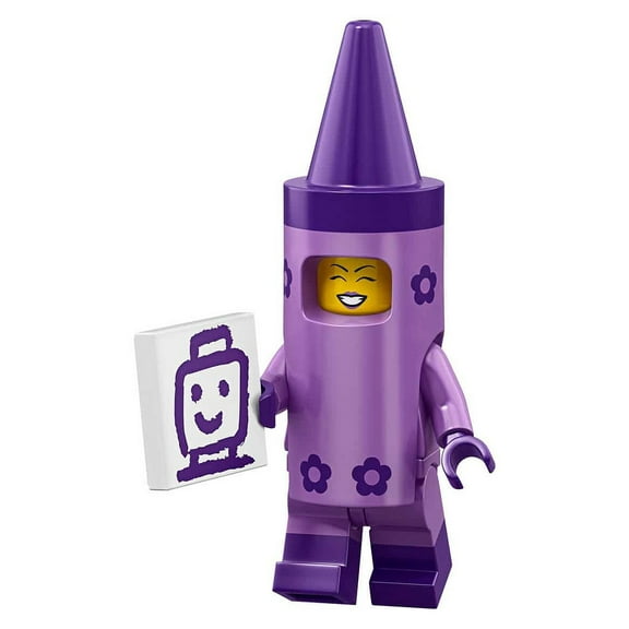 The LEGO Movie 2 Minifigures Series 71023 CRAYON GIRL PURPLE minifigure minifig