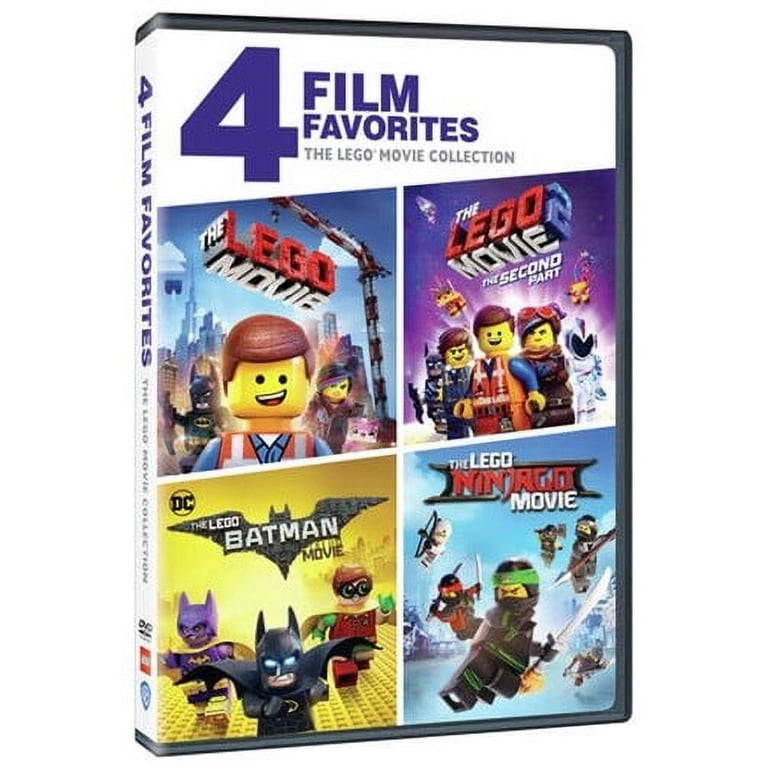 SDS LEGO Movie Collection DVD 4-Film Set Children PG - Walmart.com