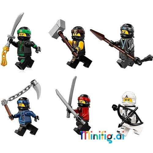 Cole Jay Ninjago LEGO Ninjago Minifigure Lot Cole DX Earth Dragon - Main Image