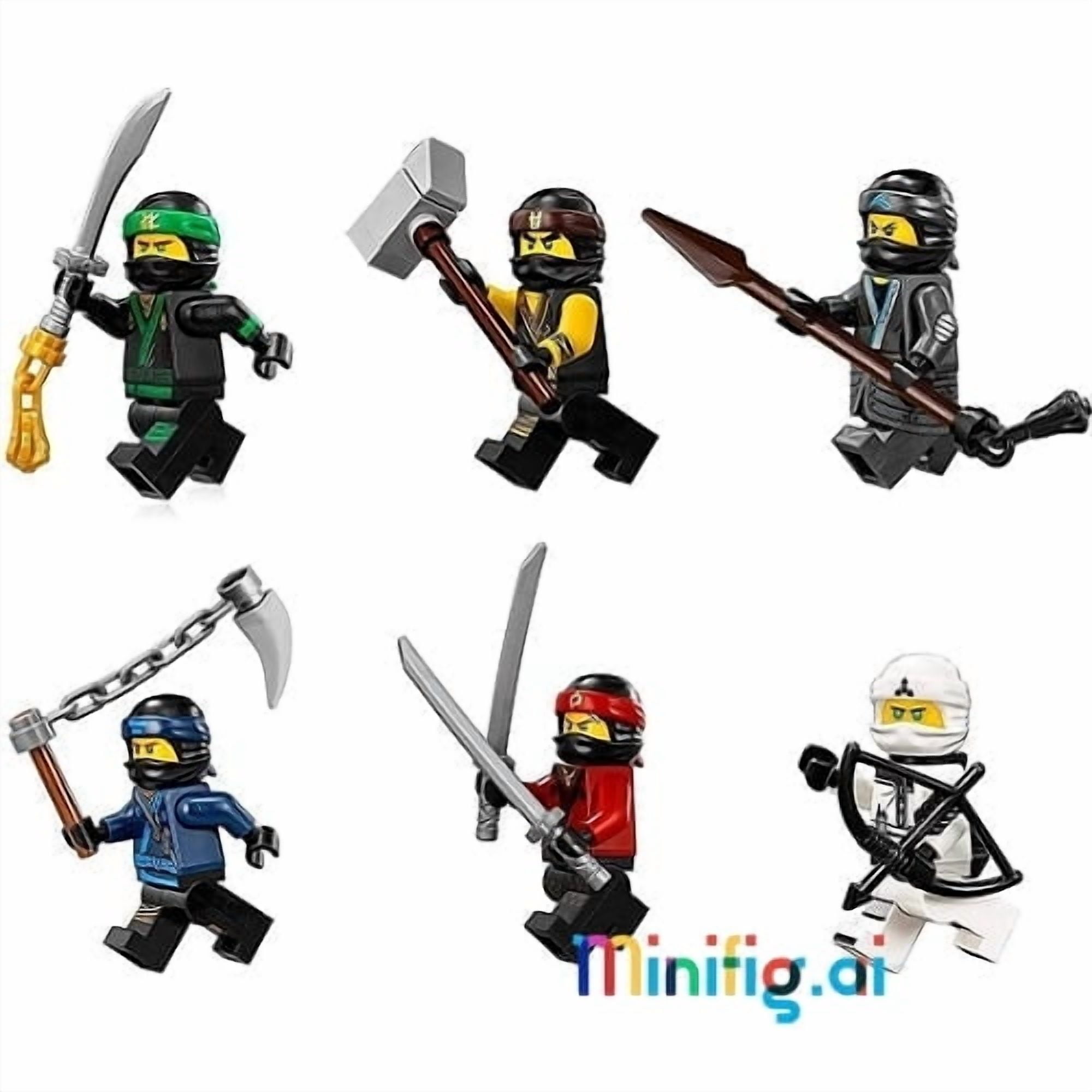 The LEGO Ninjago Movie Minifigure Combo Pack Lloyd, Cole, Kai