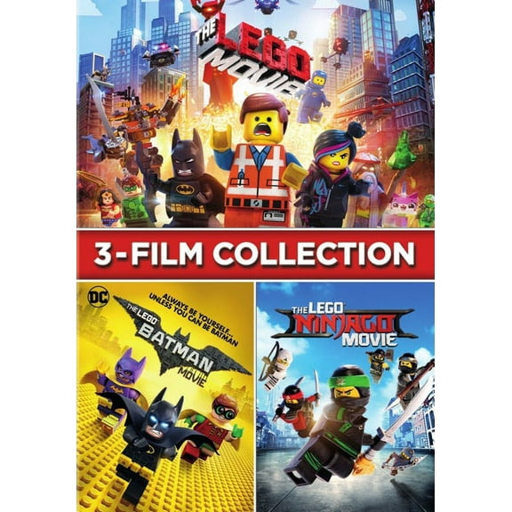 The LEGO Ninjago Movie, The LEGO Batman Movie, & The LEGO Movie Triple Feature (DVD)