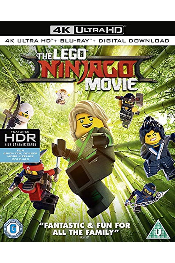 The LEGO Ninjago Movie (4K Ultra HD) Charlie Bean Paul Fisher