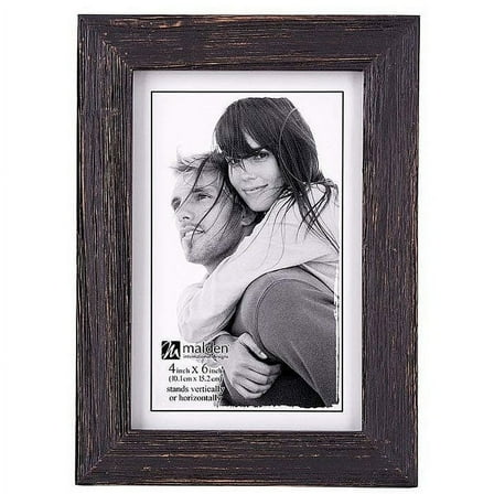 The LINEAR BLACK ROUGH by Malden Design - 4x6