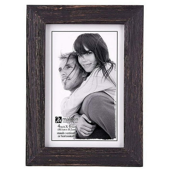 The LINEAR BLACK ROUGH by Malden Design - 4x6