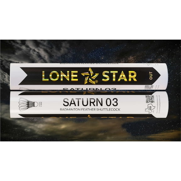 The LONE STAR Feather Shuttlecock - SATURN 03