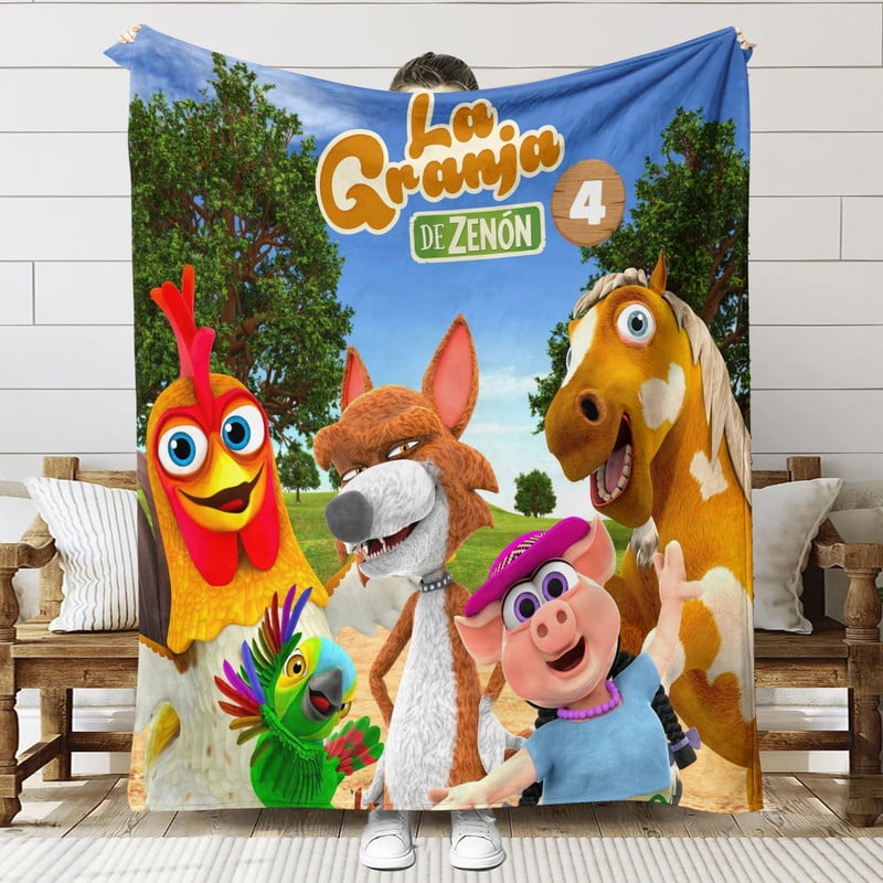 The La Granja De Zenon Anti Pilling Flannel Blanket Gifts for Fans Lover Girls Boys Women Present Hoodie Him Bed 30"x40"