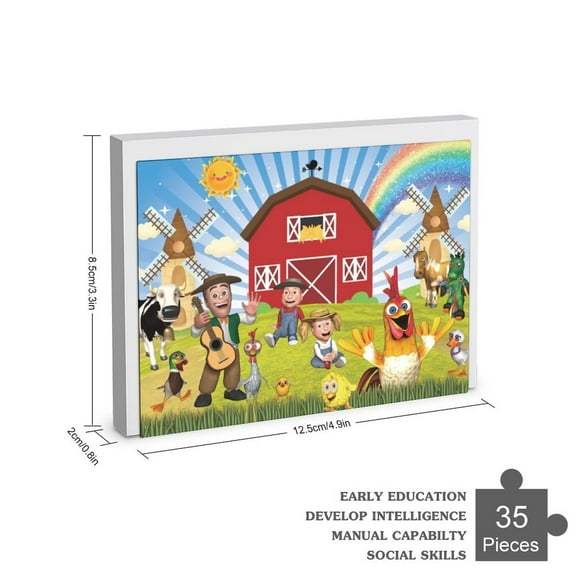 The La Granja De Zenon Jigsaw Puzzle 35/70/120/200/300/500/1000 Piece Vibrant Colors High Quality Perfect Gift