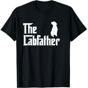 The Lab Father T-Shirt Funny Labrador Dad Gift Shirt