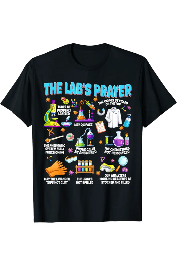 The Lab Prayer Laboratory Experiment Teacher Women Men T-Shirt